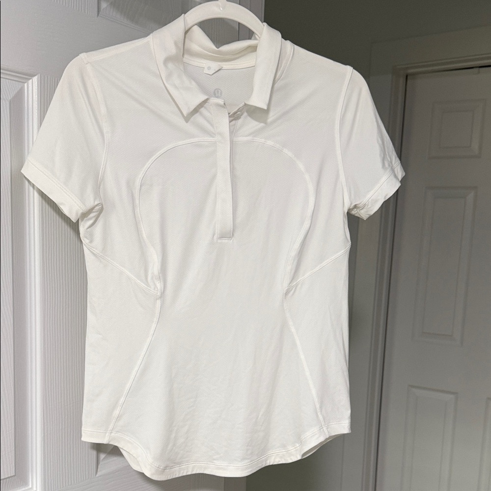 Lululemon Athletica White Button Down Shirt